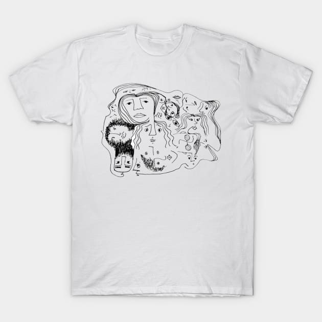 faces T-Shirt by ubercuties